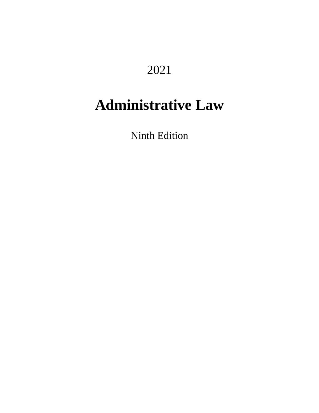 Preview page 2 of Administrative Law 9th Edition By Craig, Paul