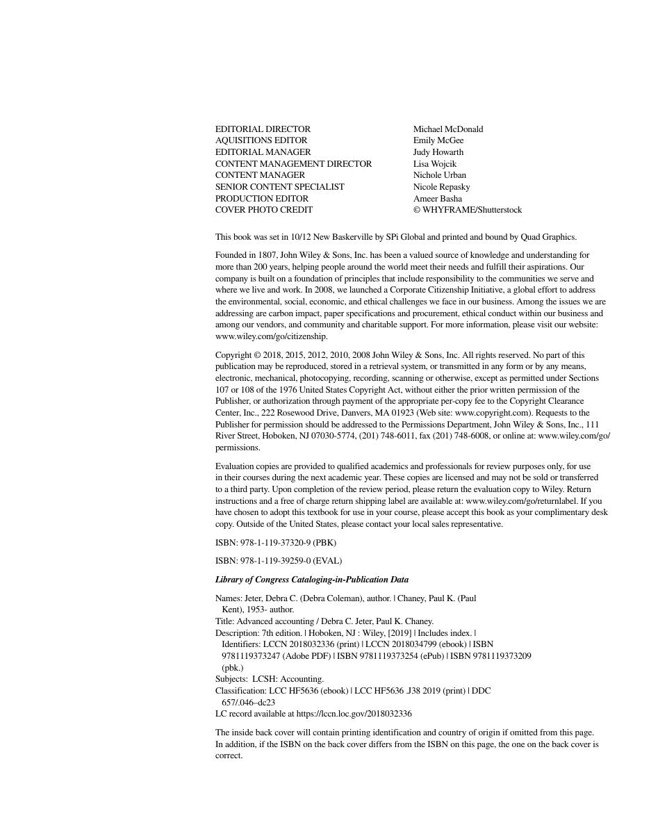 Preview page 4 of Advanced Accounting 7th Edition By Debra C Jeter, Paul K Chaney