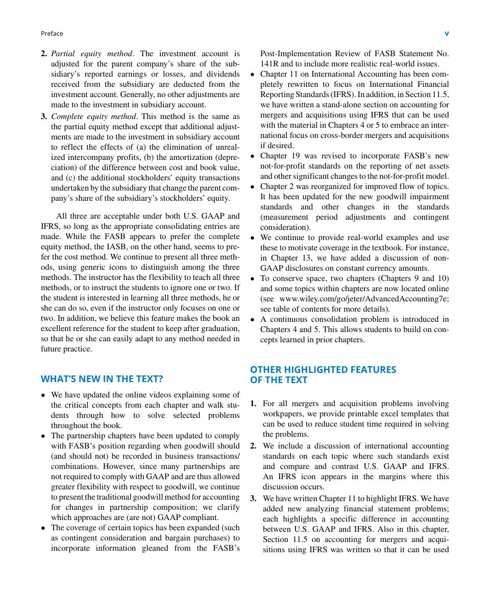 Preview page 7 of Advanced Accounting 7th Edition By Debra C Jeter, Paul K Chaney
