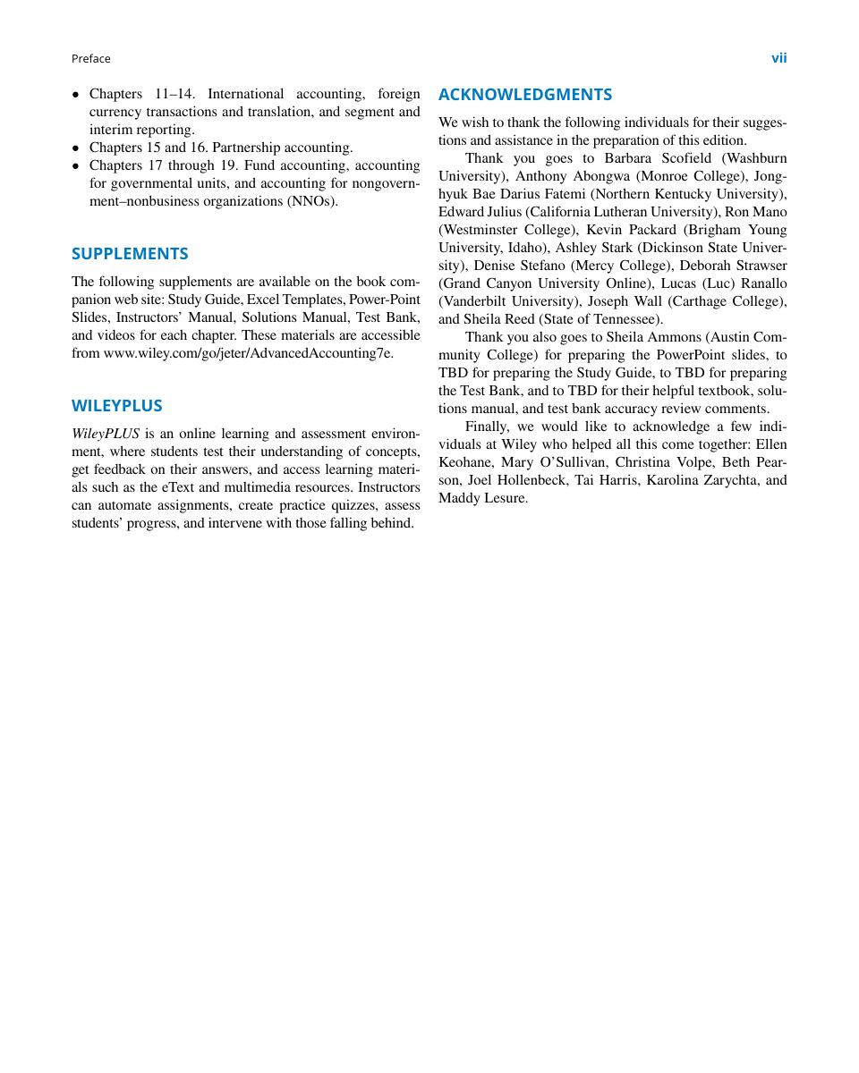 Preview page 9 of Advanced Accounting 7th Edition By Debra C Jeter, Paul K Chaney