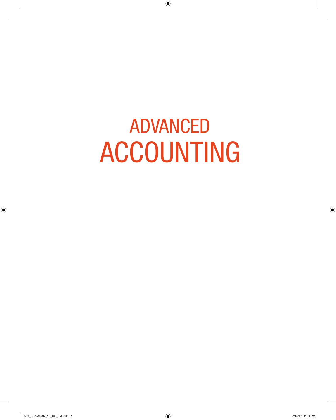 Preview page 2 of Advanced Accounting 13th Global Edition By Beams, Floyd A
