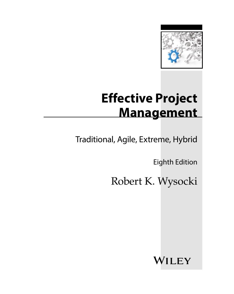 Preview page 5 of eBook PDF Effective Project Management 8th Edition By Robert Wysocki