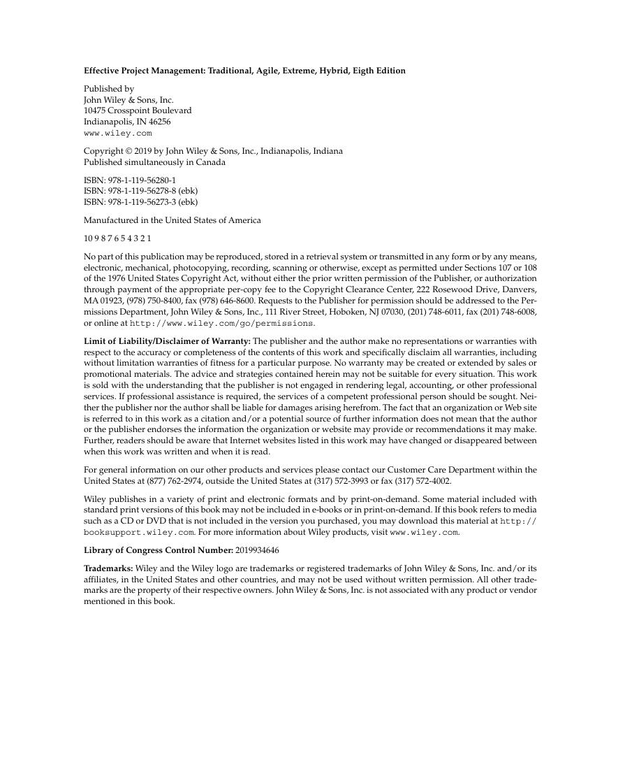 Preview page 6 of eBook PDF Effective Project Management 8th Edition By Robert Wysocki