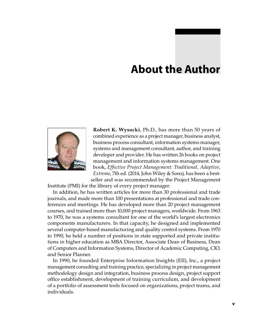 Preview page 7 of eBook PDF Effective Project Management 8th Edition By Robert Wysocki
