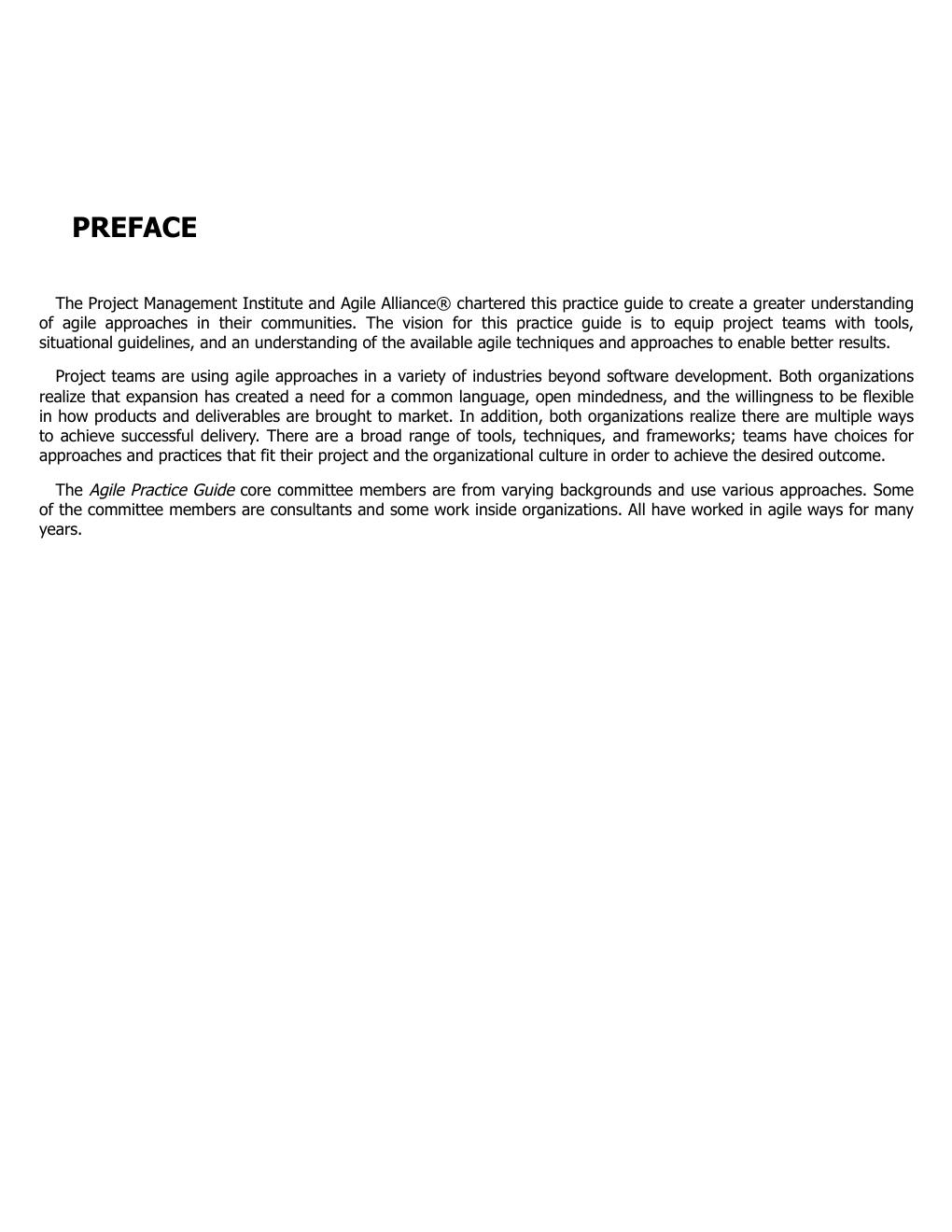 Preview page 5 of eBook EPUB PDF Agile Practice Guide By Project Management Institute