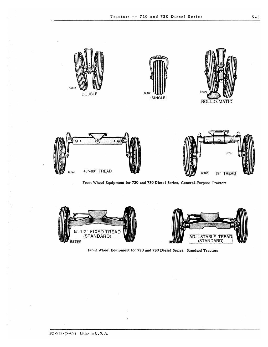 Preview page 6 of John Deere 720, 730 Diesel Tractor Parts Manual