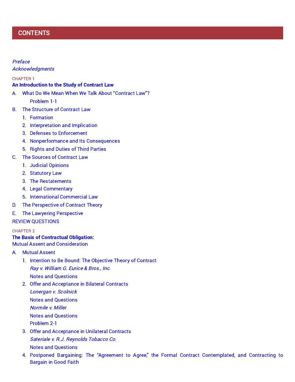 Preview page 10 of eBook PDF (EPUB) Problems in Contract Law Cases and Materials (Concise Edition) By Knapp Crystal, Prince Hart,  Silverst