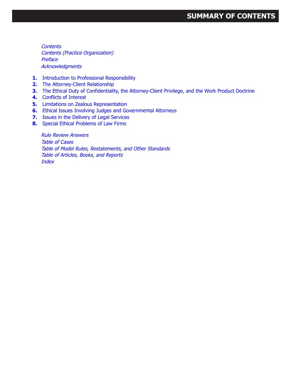 Preview page 9 of Professional Responsibility 8th Edition By Nathan Crystal, Grace Giesel