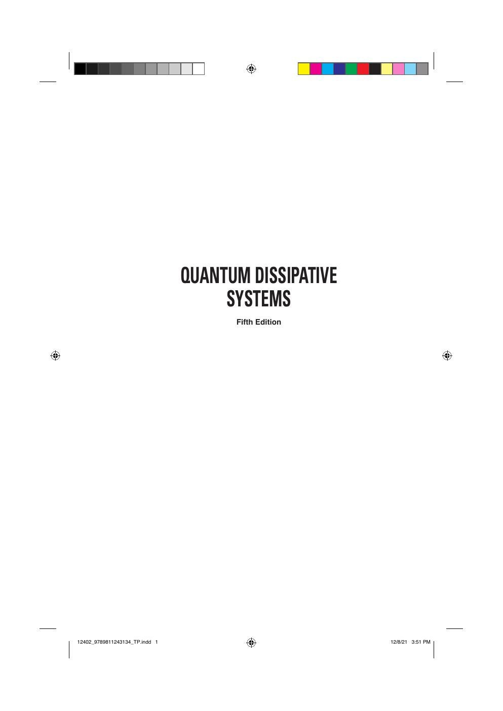 Preview page 2 of eBook PDF Quantum Dissipative Systems 5th Edition By Ulrich Weiss