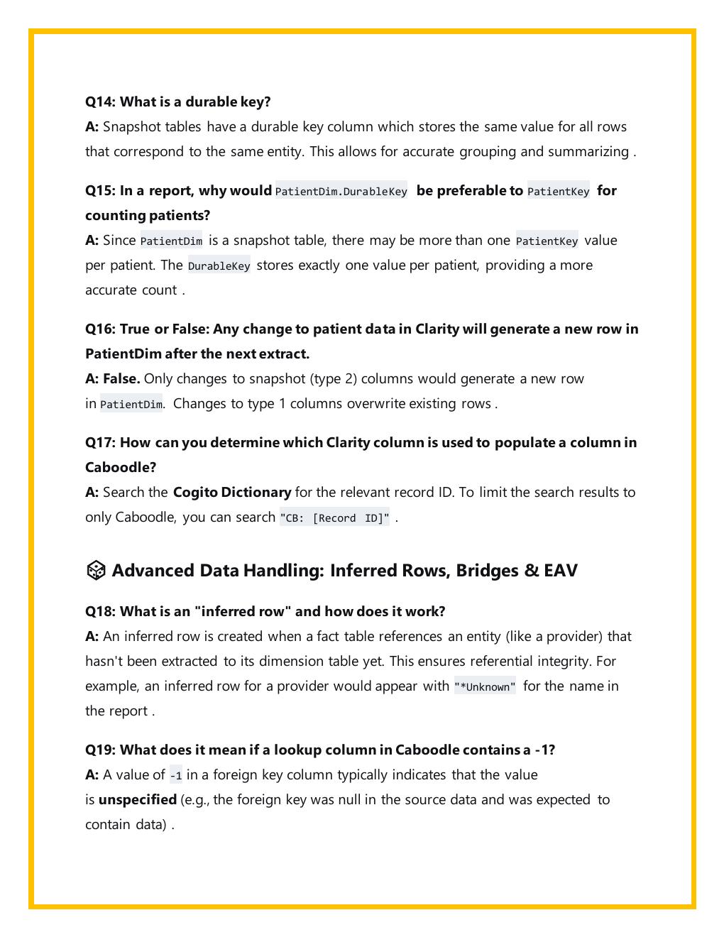 Preview page 3 of CDW110v Caboodle Data Model Fundamentals Exam 2023 Study Guide  | Complete Question Bank with 300+ Real Exam Questions a