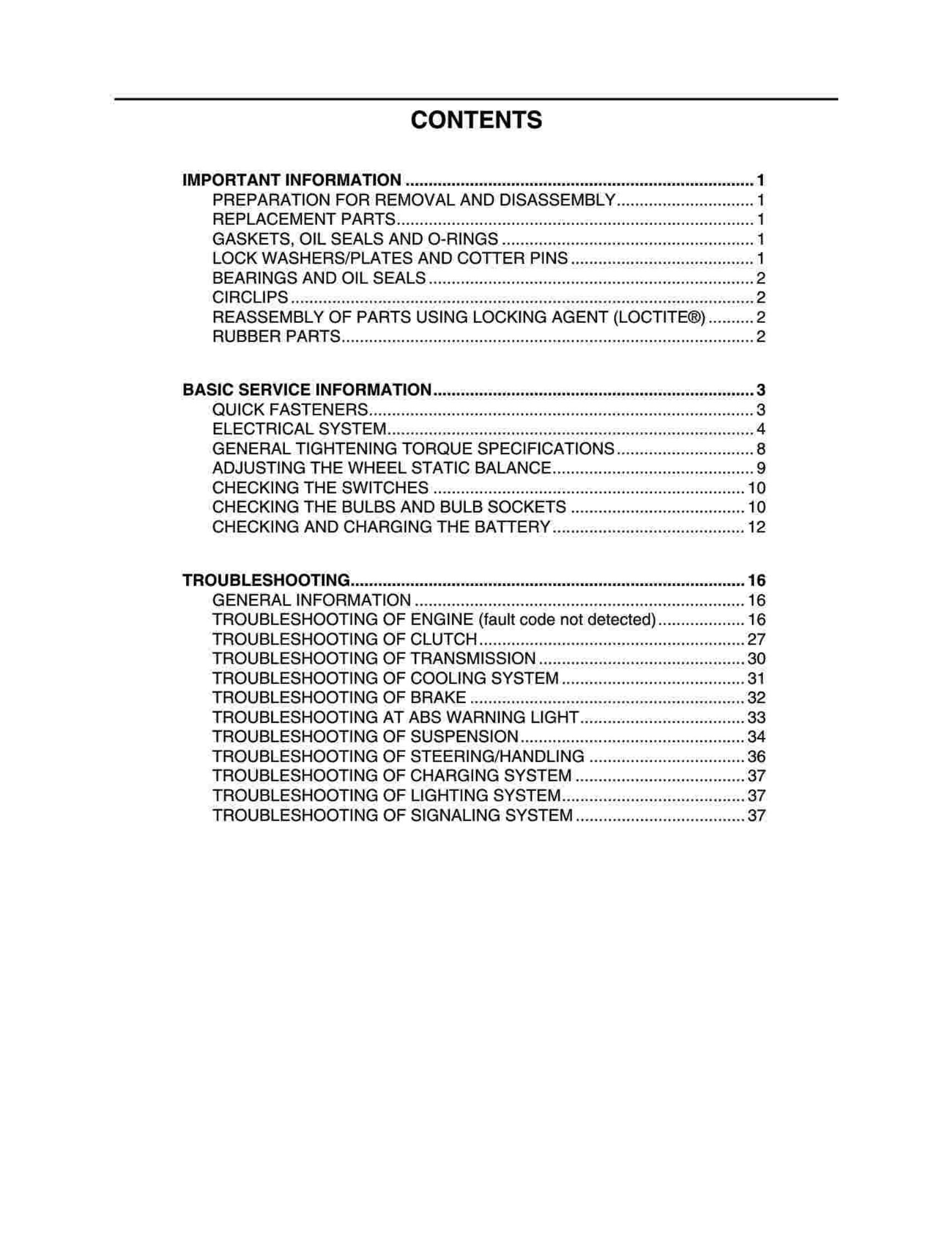 Preview page 7 of Yamaha Tenere 700 - 2024 Service manual