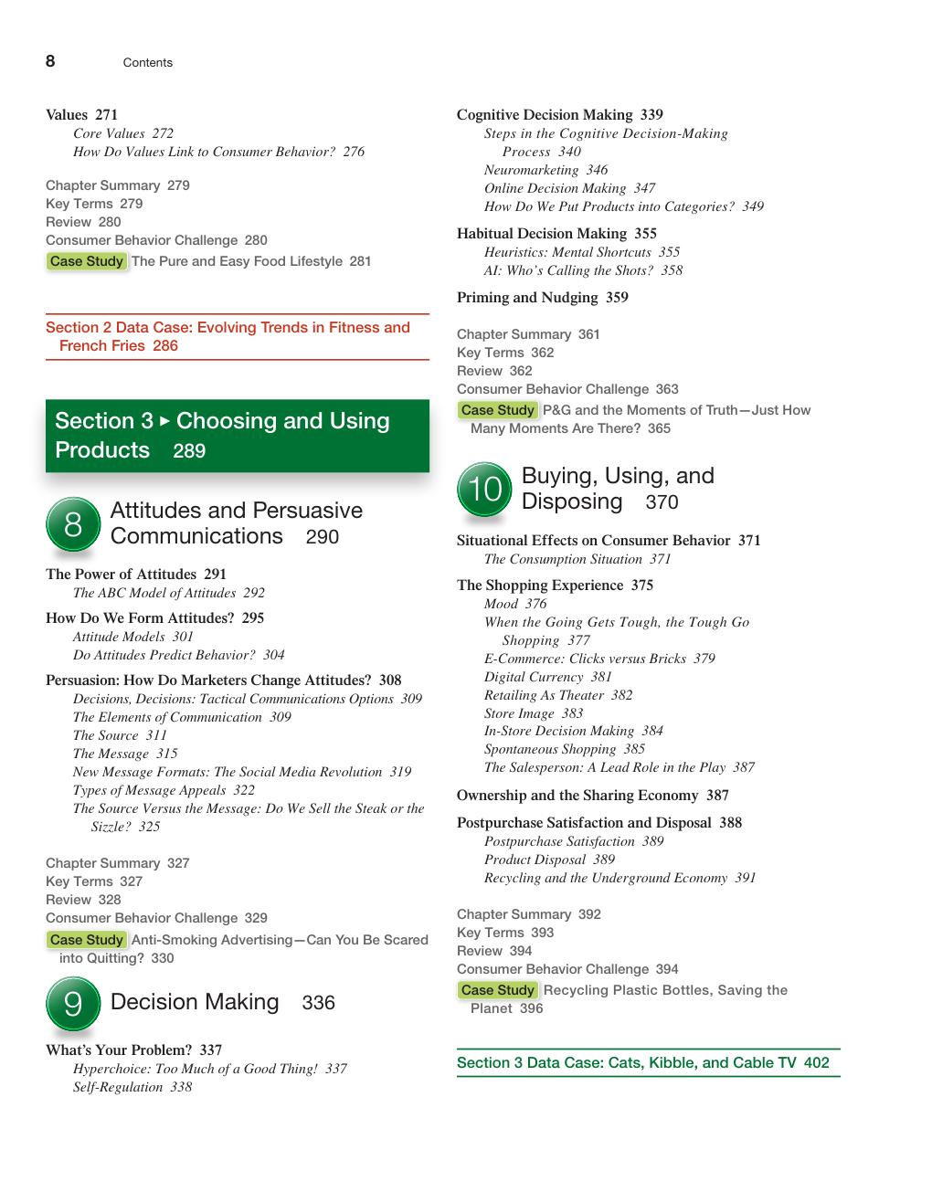 Preview page 8 of Consumer Behavior Buying Having and Being 13th Global Edition By Michael Solomon