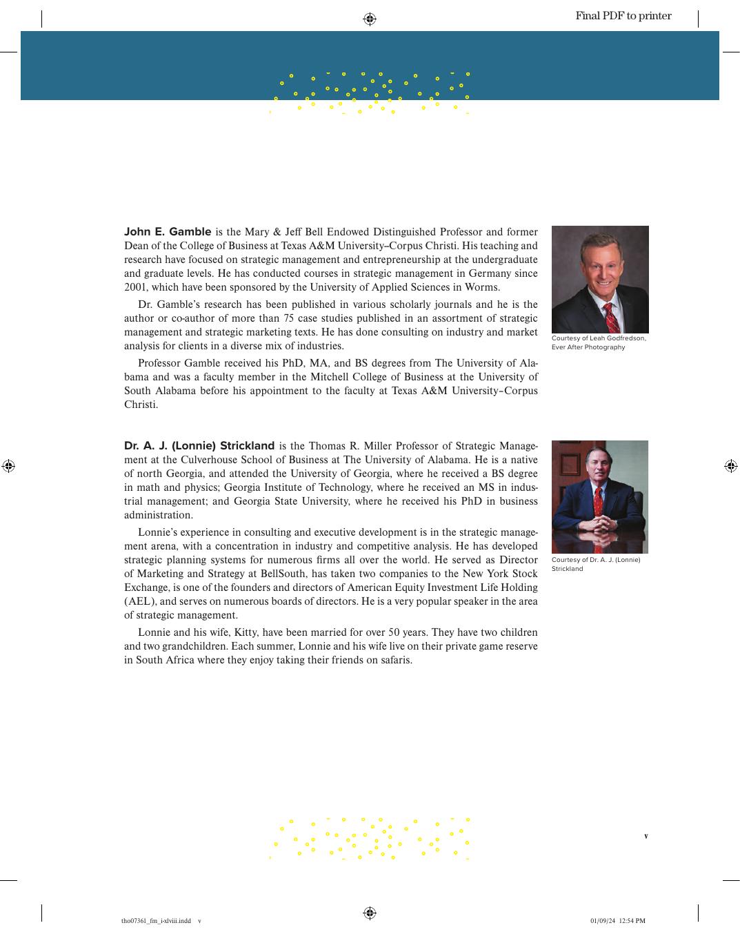 Preview page 6 of Crafting & Executing Strategy The Quest for Competitive Advantage Concepts and Cases 2024 Release By Arthur Thompson