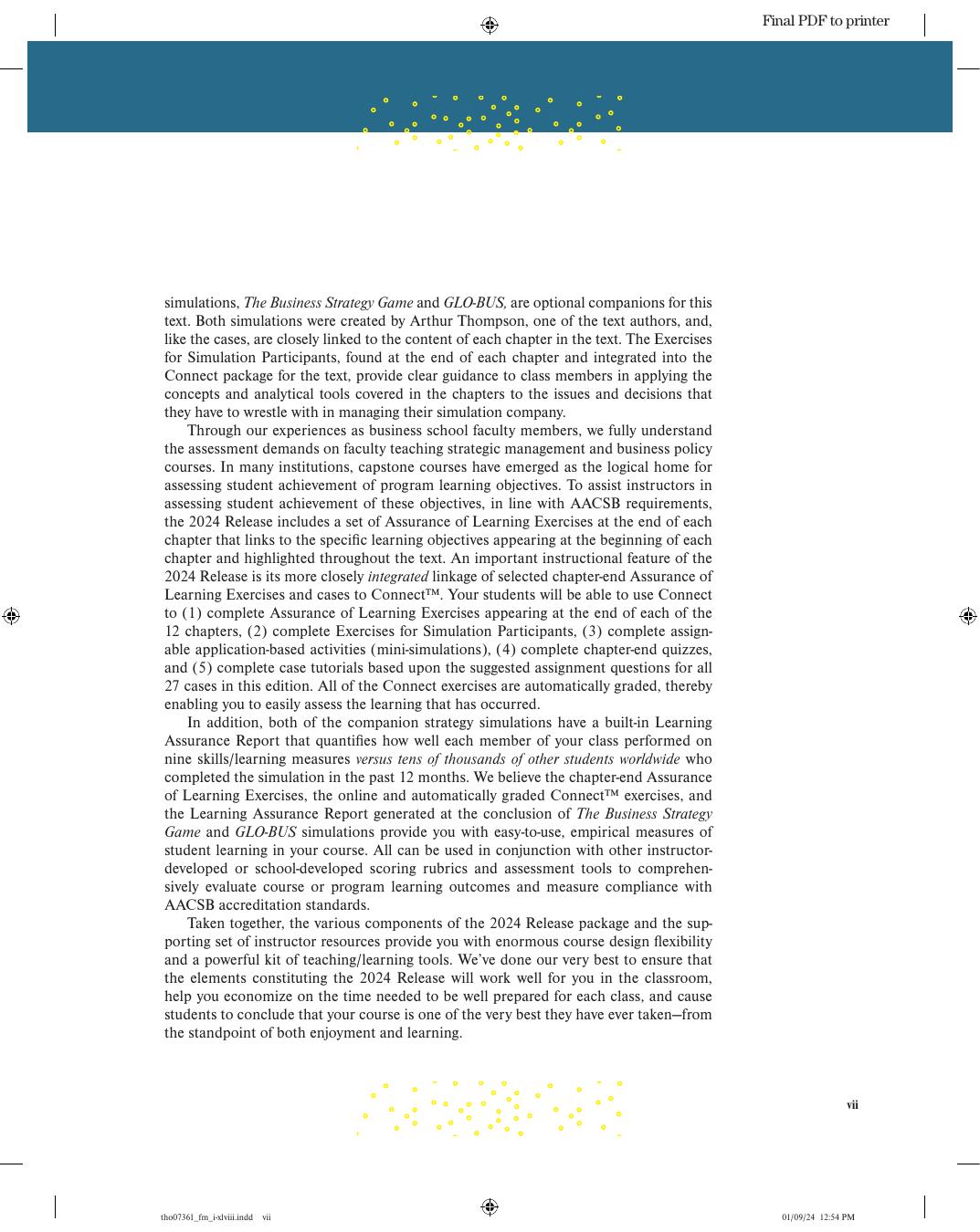 Preview page 8 of Crafting & Executing Strategy The Quest for Competitive Advantage Concepts and Cases 2024 Release By Arthur Thompson