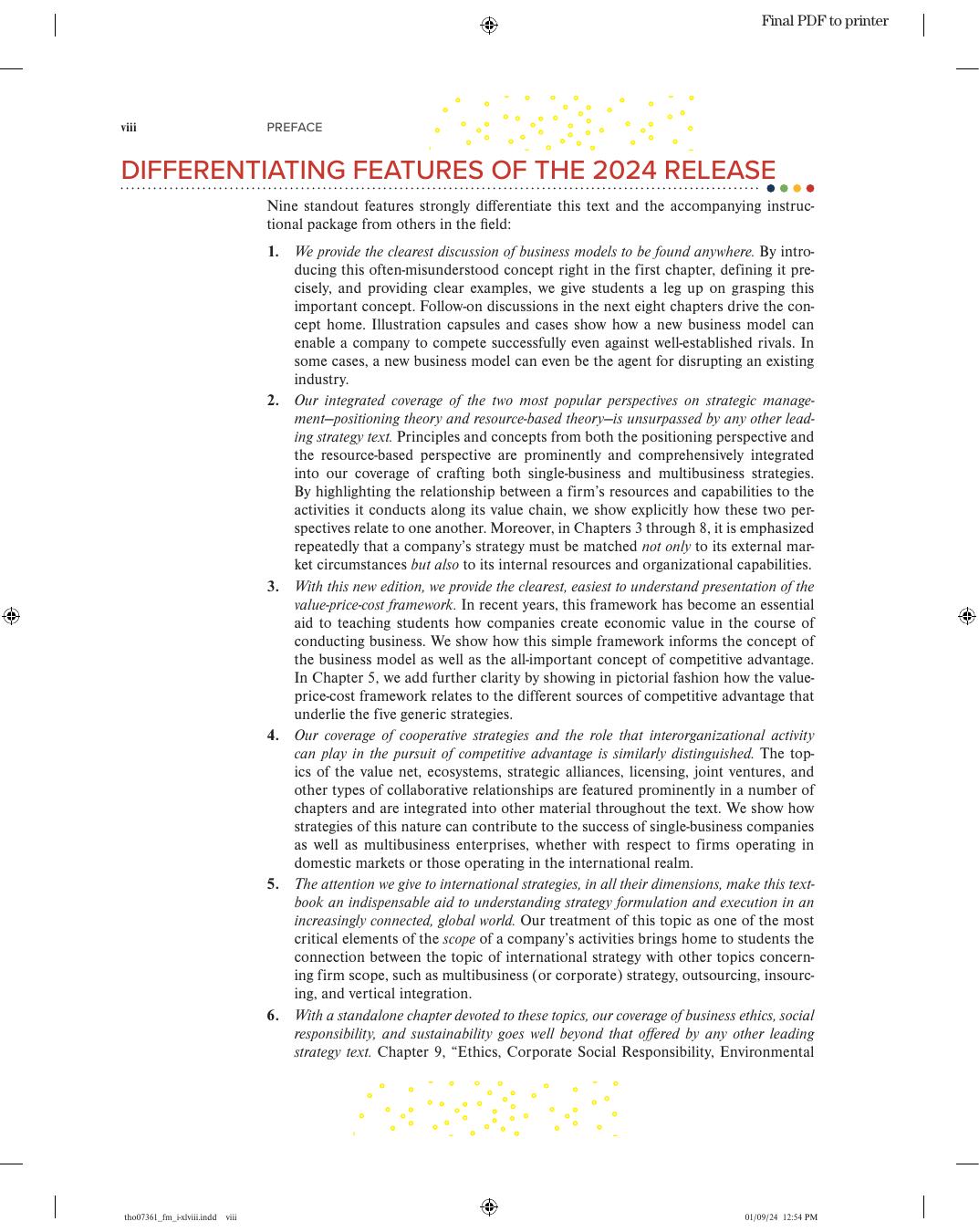 Preview page 9 of Crafting & Executing Strategy The Quest for Competitive Advantage Concepts and Cases 2024 Release By Arthur Thompson