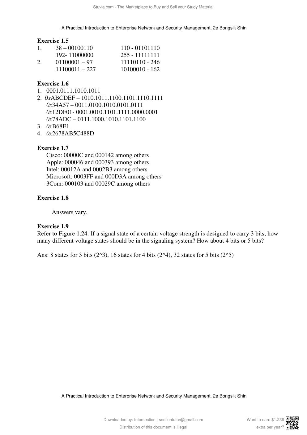 Preview page 8 of Test Bank for A Practical Introduction to Enterprise Network and Security Management, 2nd Edition By Bongsik Shin