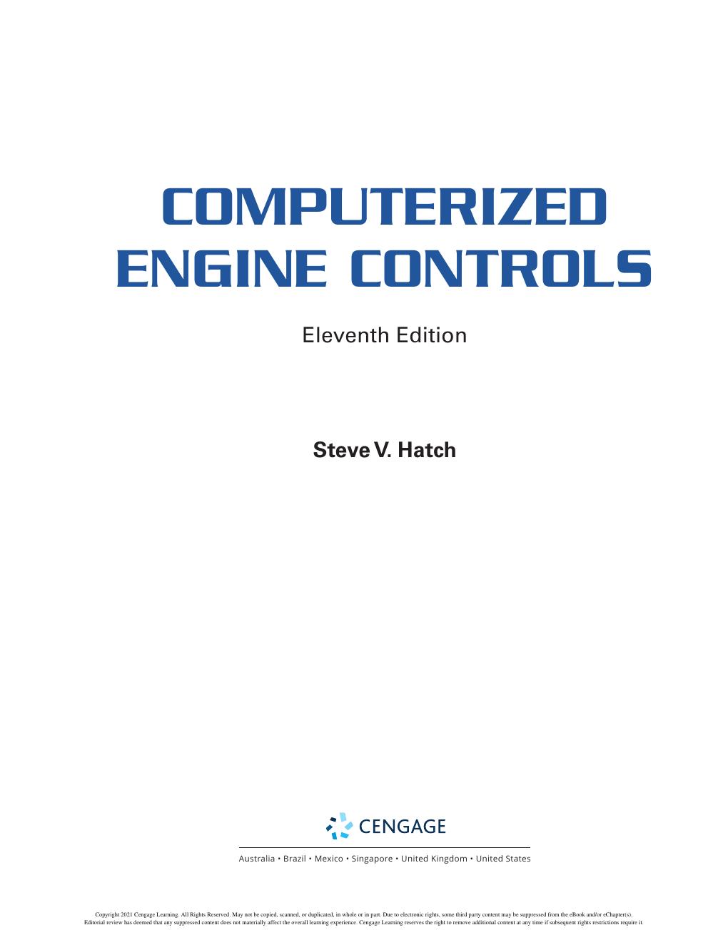 Preview page 5 of eBook PDF Computerized Engine Controls 11th Edition By Steve V. Hatch
