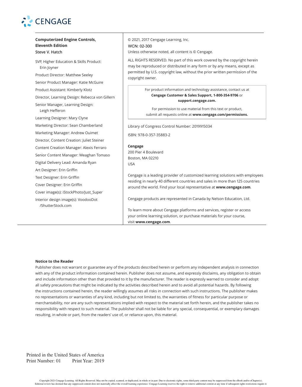 Preview page 6 of eBook PDF Computerized Engine Controls 11th Edition By Steve V. Hatch
