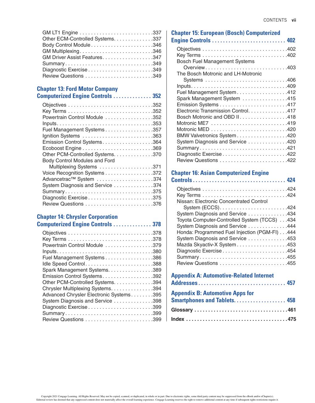 Preview page 9 of eBook PDF Computerized Engine Controls 11th Edition By Steve V. Hatch