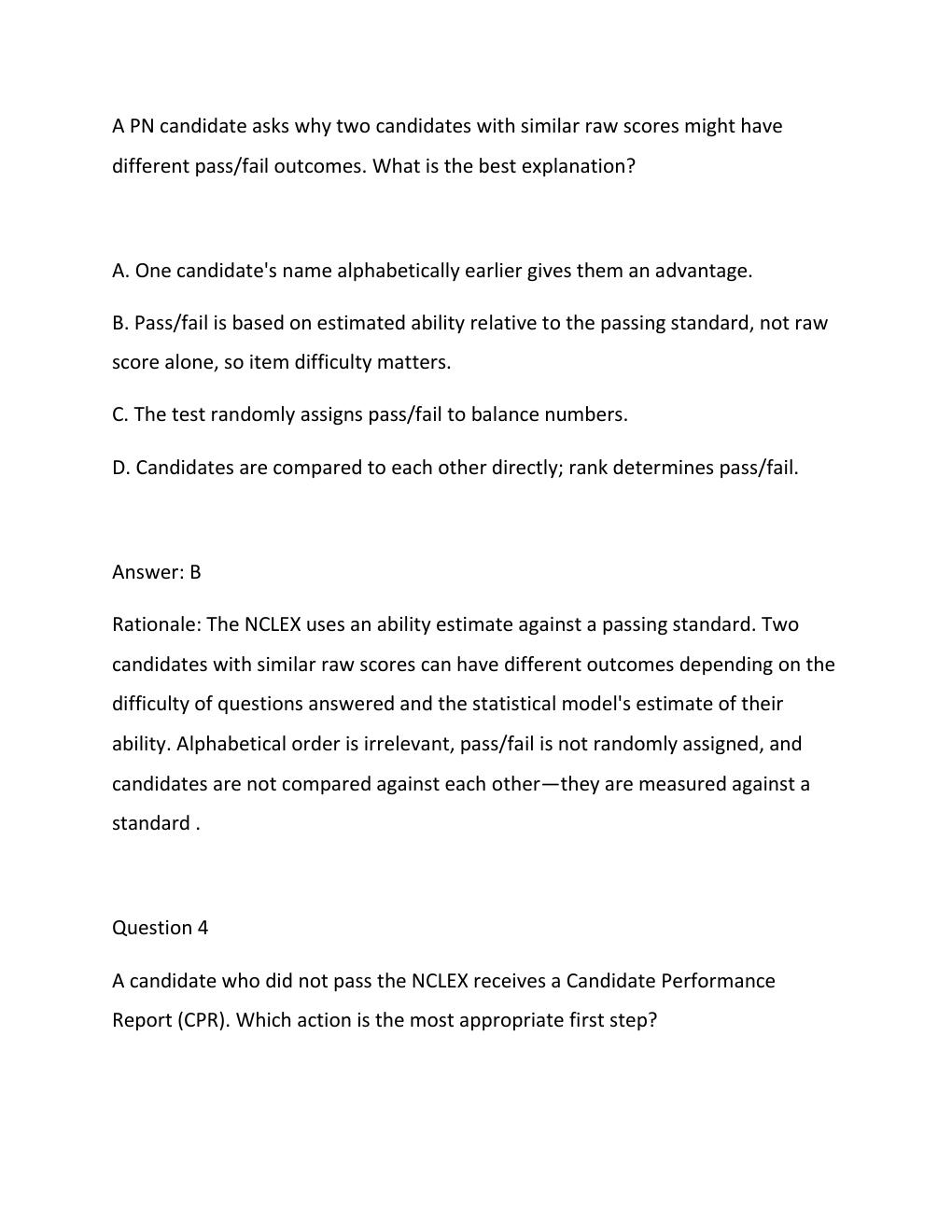 Preview page 3 of Saunders comprehensive review  examination 9th edition by silvestri chapter 1-44.......
