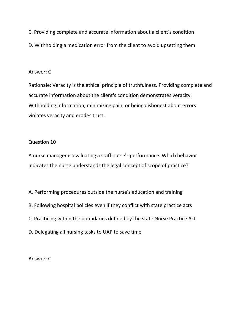 Preview page 8 of Saunders comprehensive review  examination 9th edition by silvestri chapter 1-44.......