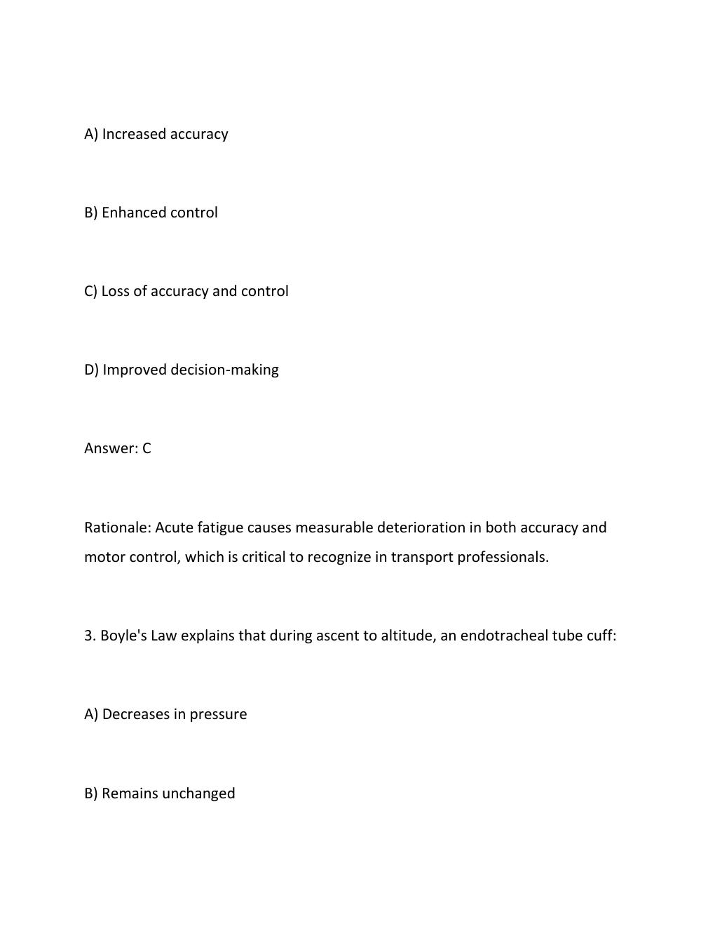 Preview page 2 of TPATC EXAM QUESTIONS AND ANSWERS.....
