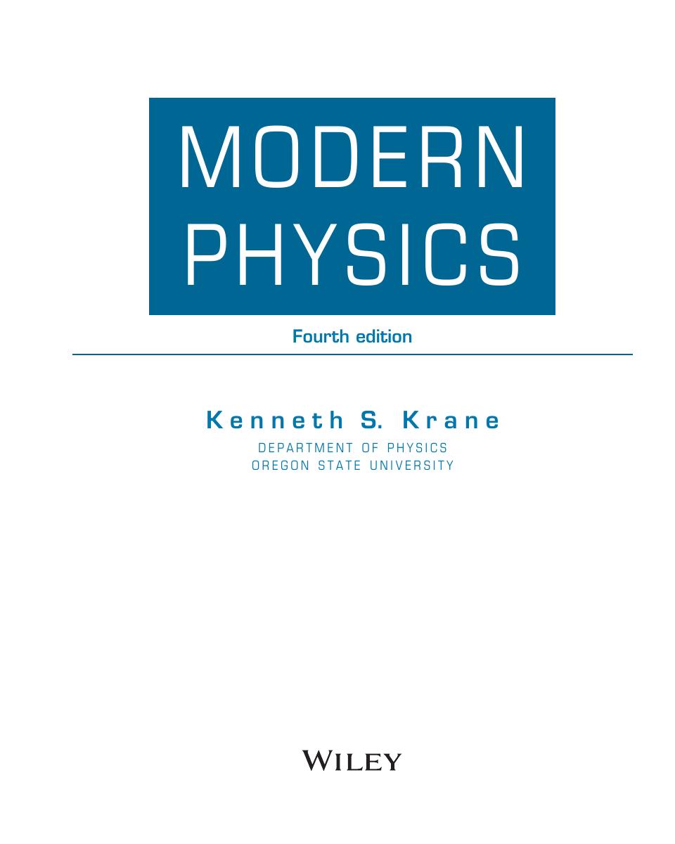 Preview page 5 of eBook PDF Modern Physics 4th Edition By Kenneth S. Krane