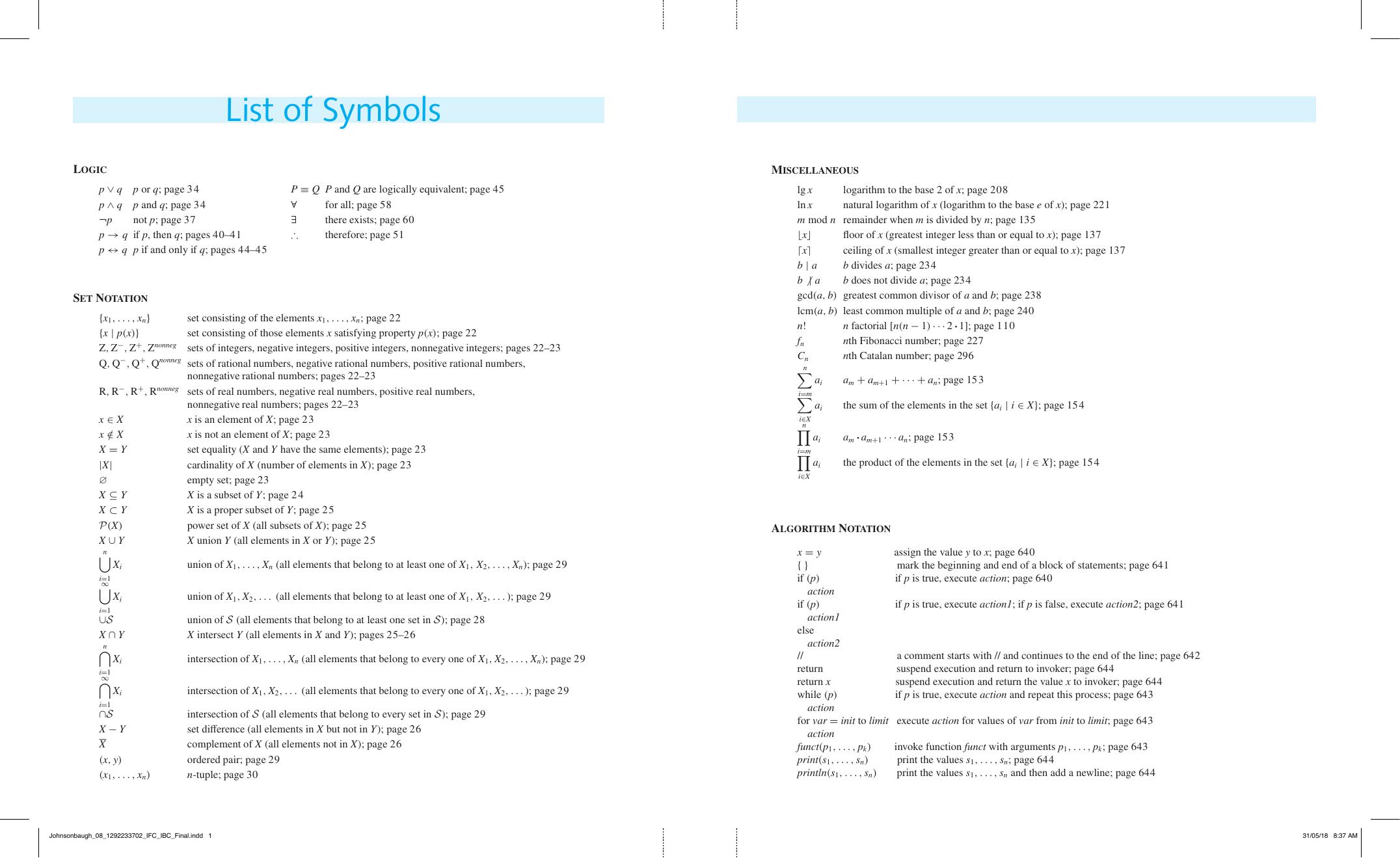 Preview page 2 of Discrete Mathematics 8th Global Edition By Richard Johnsonbaugh