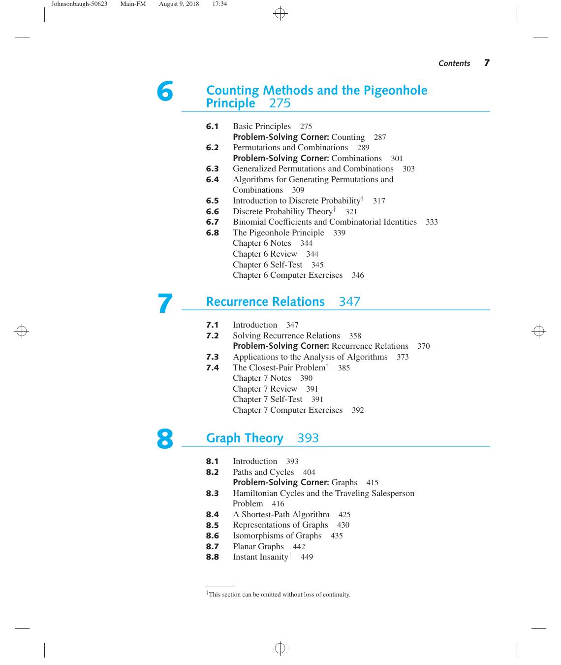 Preview page 9 of Discrete Mathematics 8th Global Edition By Richard Johnsonbaugh