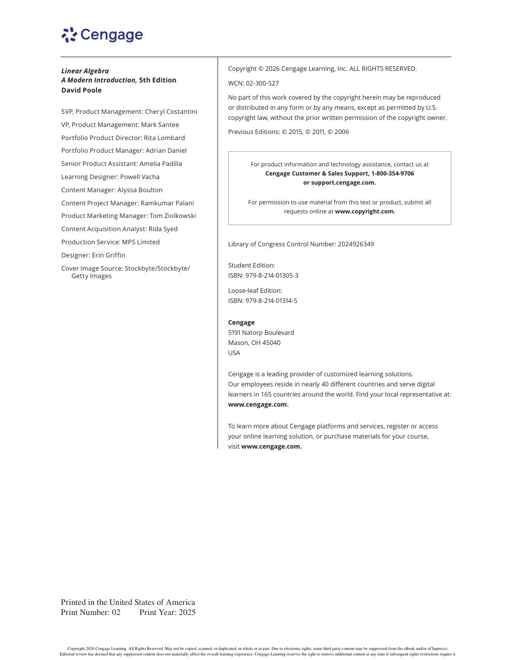 Preview page 5 of eBook PDF Linear Algebra A Modern Introduction 5th Edition By David Poole