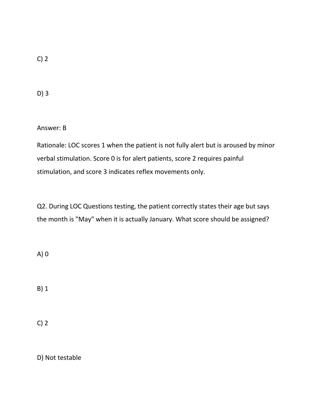 Preview page 7 of Nih stroke scale group a test answers (patients 1-6) – complete answer key updated spring