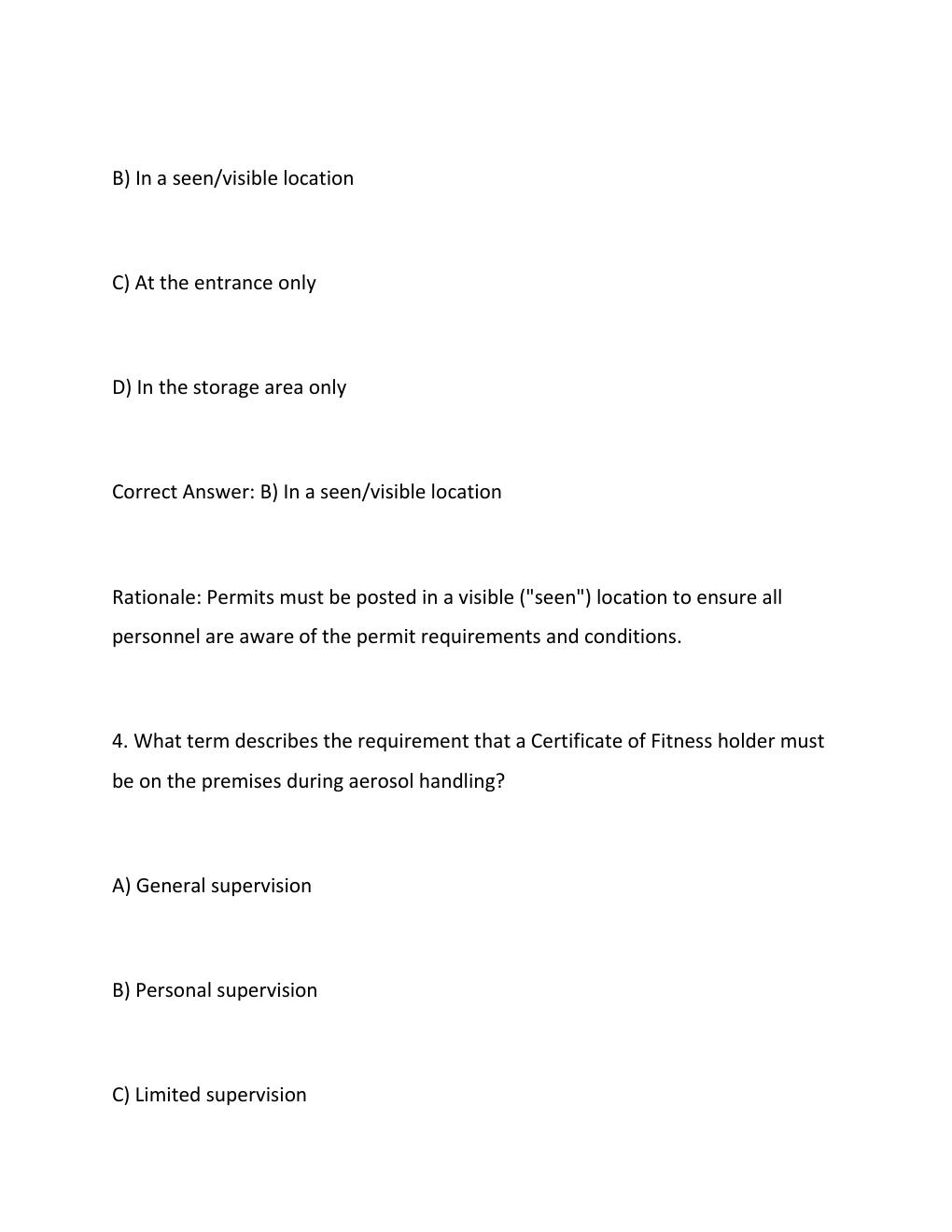 Preview page 3 of A-49 fdny test exam  questions with 100% correct answers  updated & verified.....