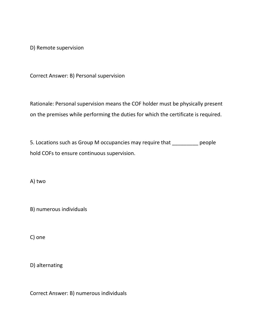 Preview page 4 of A-49 fdny test exam  questions with 100% correct answers  updated & verified.....