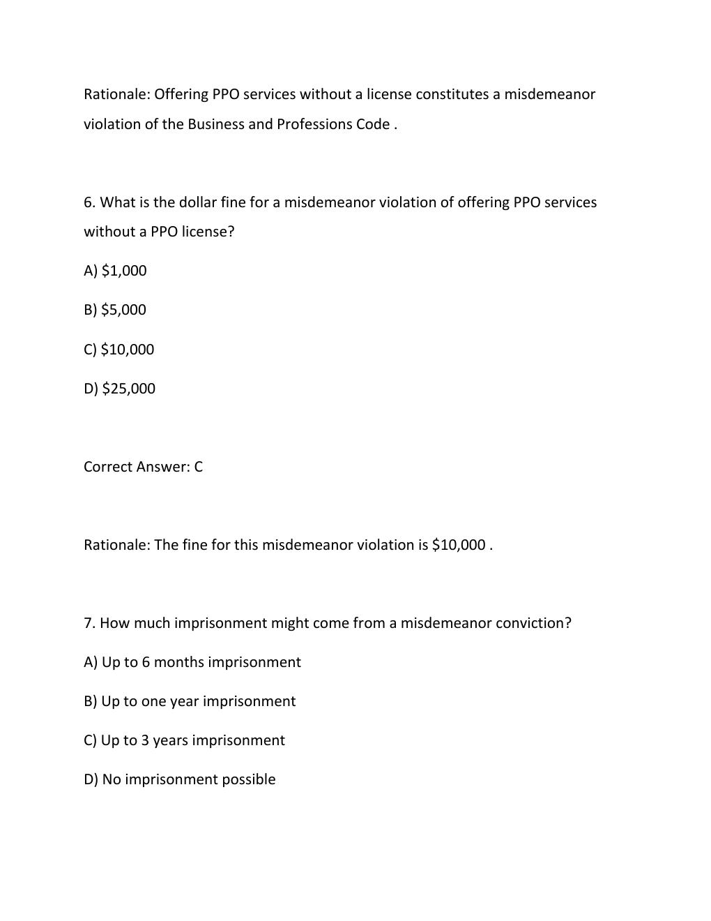 Preview page 4 of Private Patrol Operator (PPO) Test Exam  – Complete Questions and Correct Answers.....