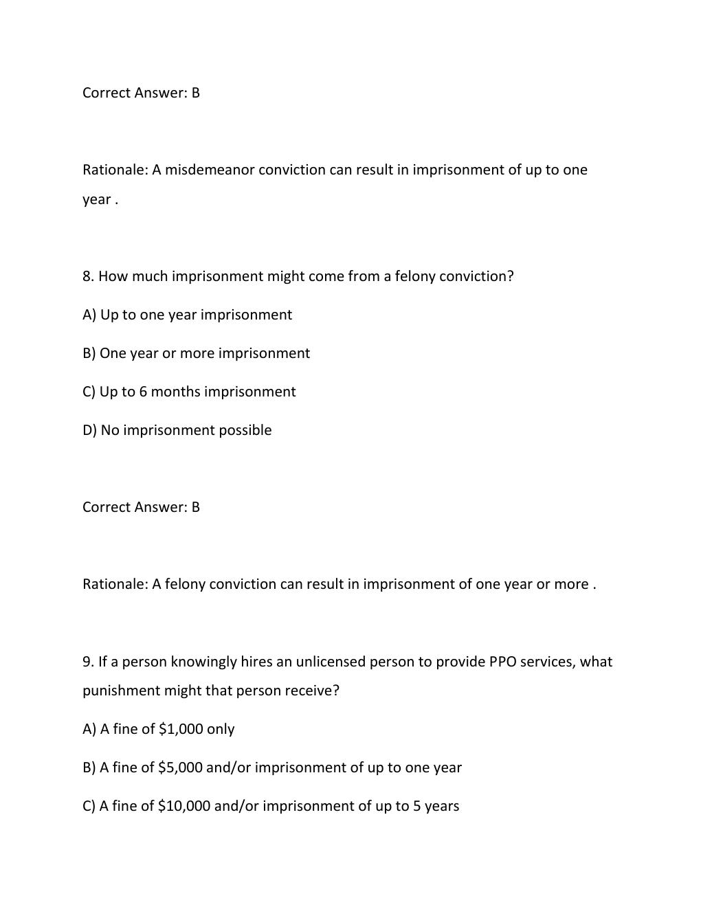 Preview page 5 of Private Patrol Operator (PPO) Test Exam  – Complete Questions and Correct Answers.....