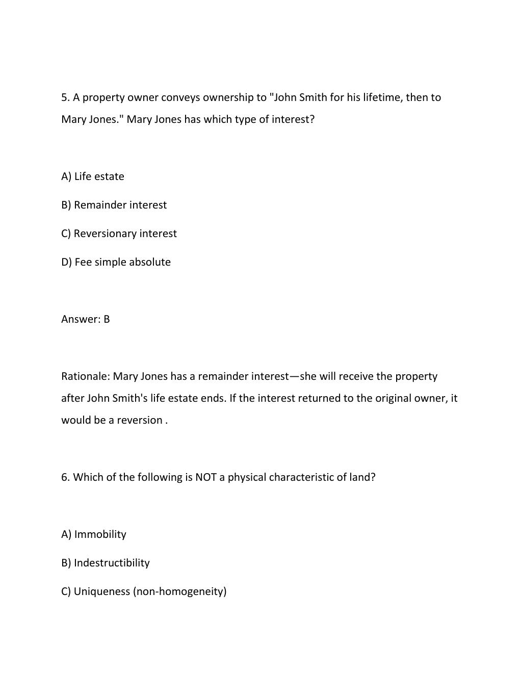 Preview page 4 of Aceable Agent Texas Real Estate Principles I 2026 COMPLETE EXAM TEST
