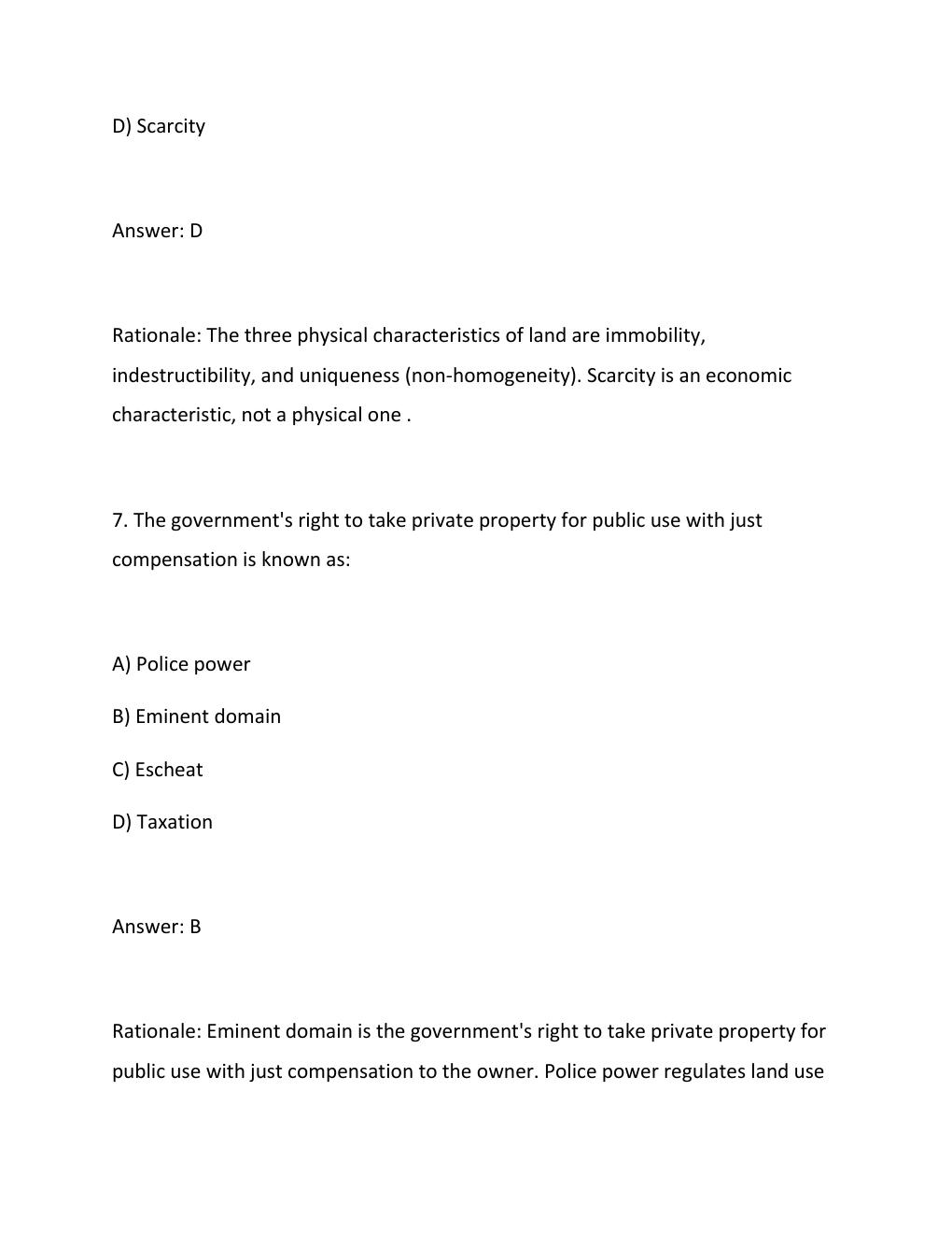 Preview page 5 of Aceable Agent Texas Real Estate Principles I 2026 COMPLETE EXAM TEST