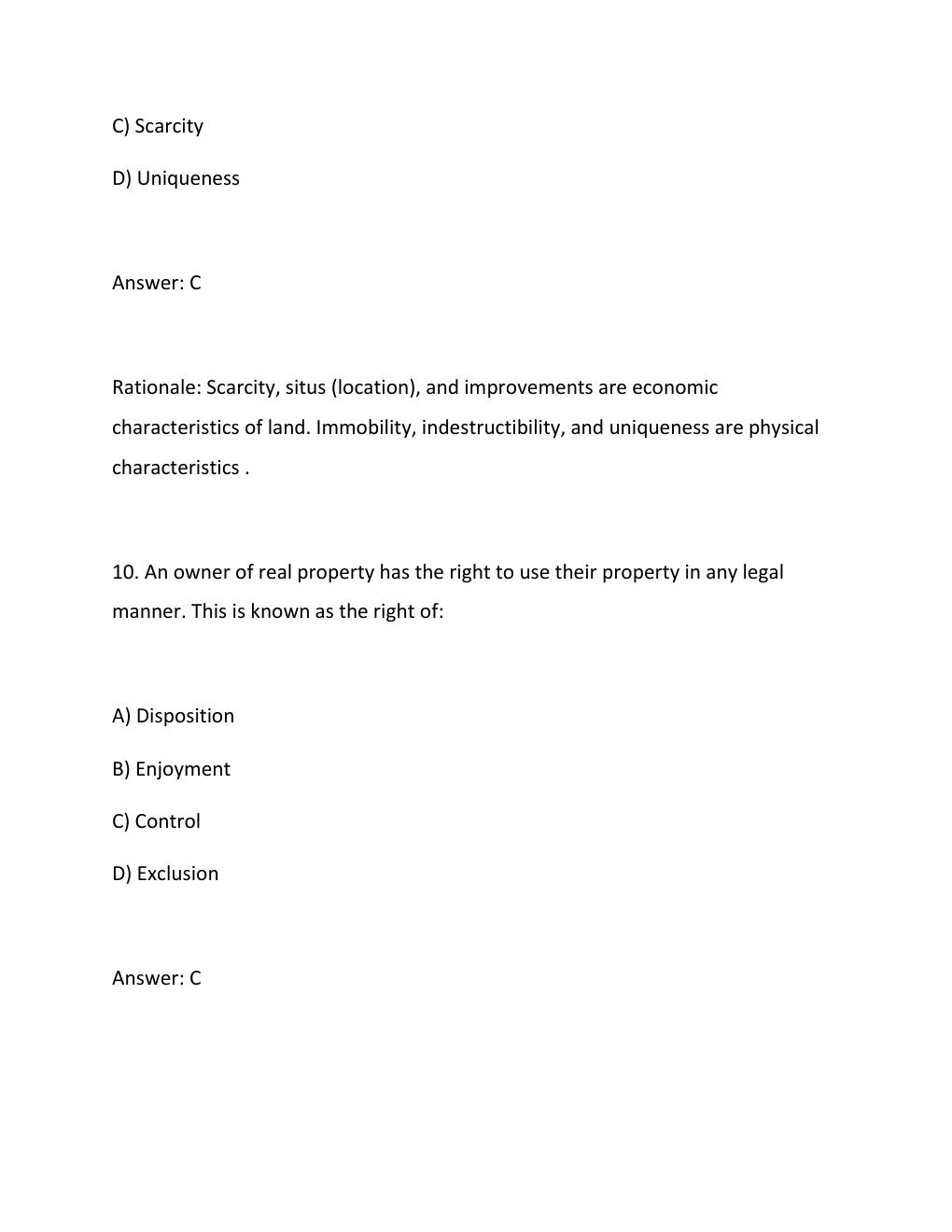 Preview page 7 of Aceable Agent Texas Real Estate Principles I 2026 COMPLETE EXAM TEST
