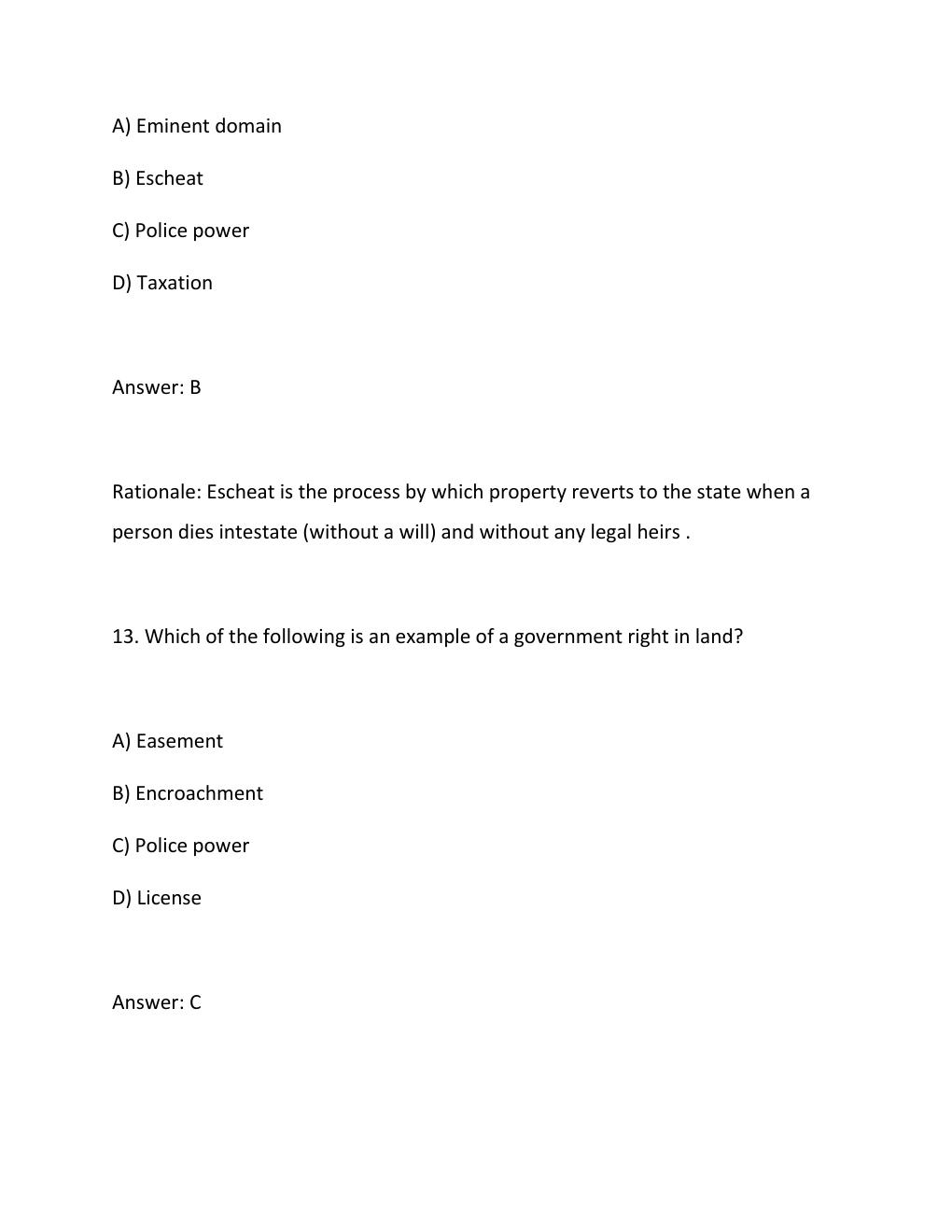 Preview page 9 of Aceable Agent Texas Real Estate Principles I 2026 COMPLETE EXAM TEST