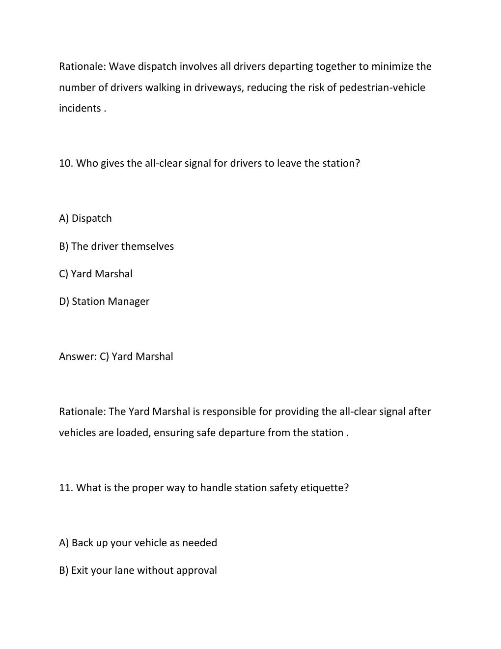 Preview page 7 of Amazon Driver Training 2026 update comprehensive questions and verified answers (complete solutions) ASSURED SUCCESS GRA