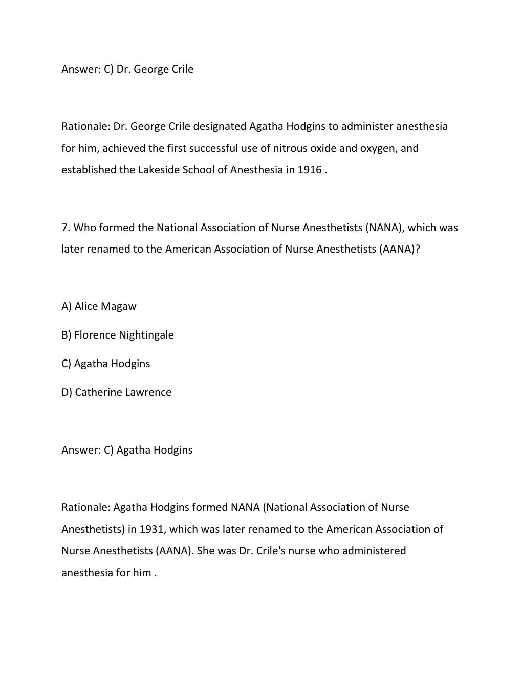 Preview page 5 of ANE 695 Module 1 Lesson  update comprehensive questions and verified answers (complete solutions) ASSURED SUCCESS GRADE