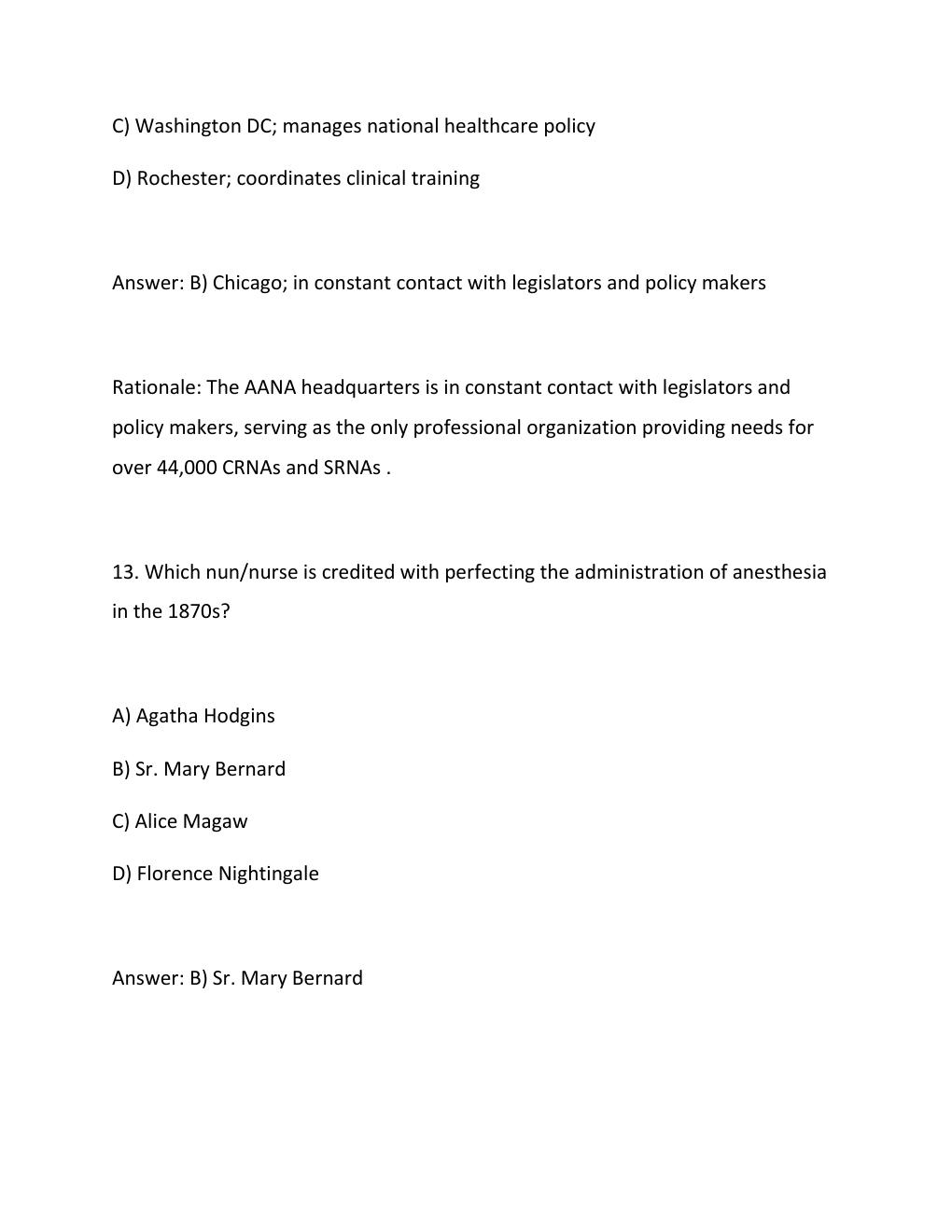 Preview page 9 of ANE 695 Module 1 Lesson  update comprehensive questions and verified answers (complete solutions) ASSURED SUCCESS GRADE