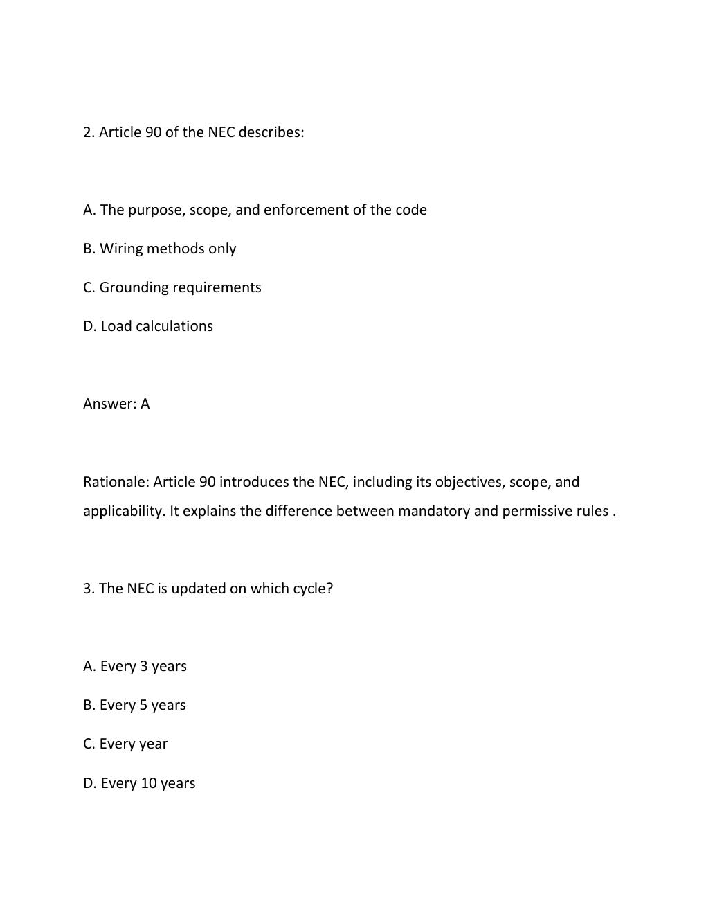 Preview page 2 of Solution and Answer Guide Illustrated Guide to the National Electrical Code 9th Edition by Charles R