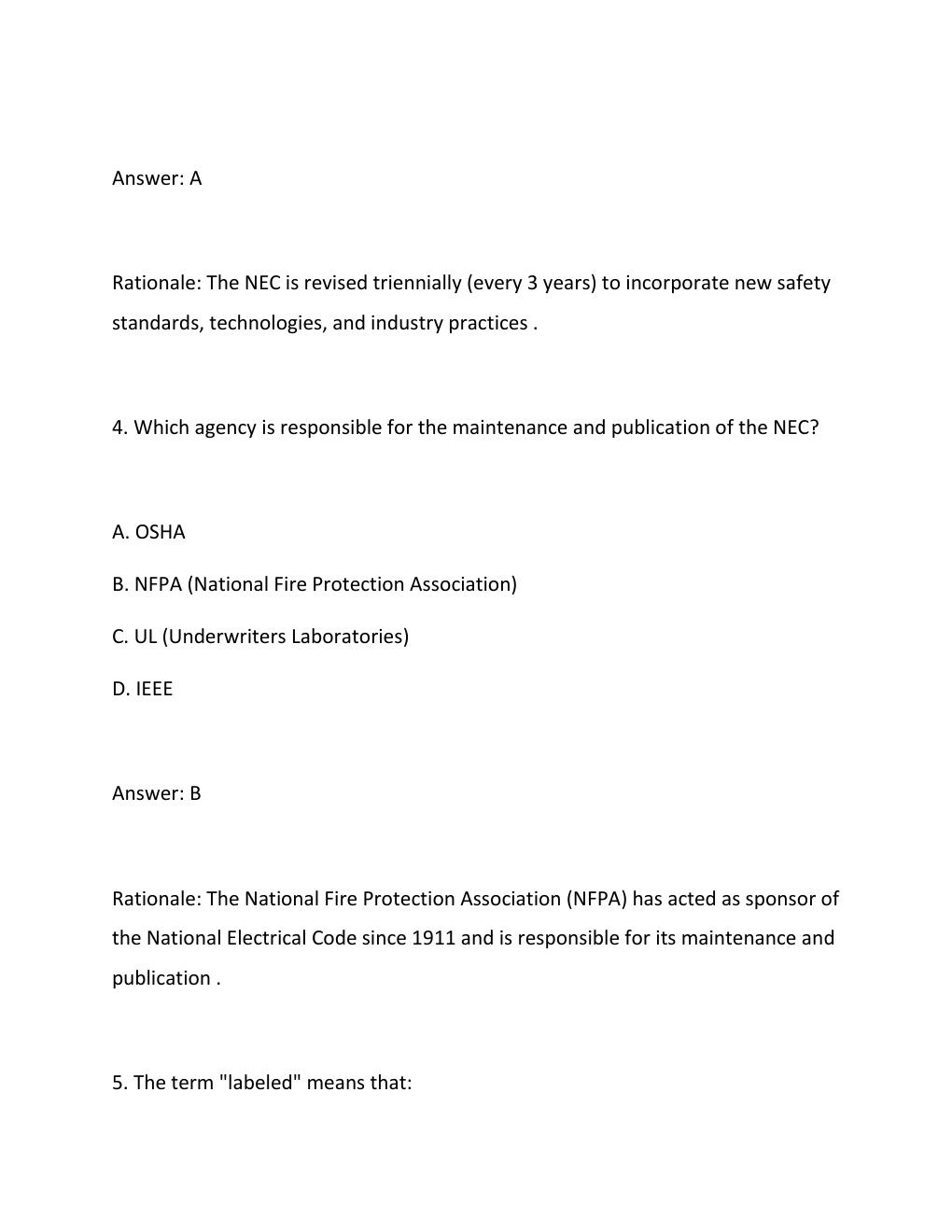 Preview page 3 of Solution and Answer Guide Illustrated Guide to the National Electrical Code 9th Edition by Charles R