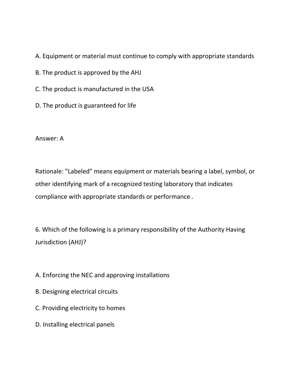 Preview page 4 of Solution and Answer Guide Illustrated Guide to the National Electrical Code 9th Edition by Charles R