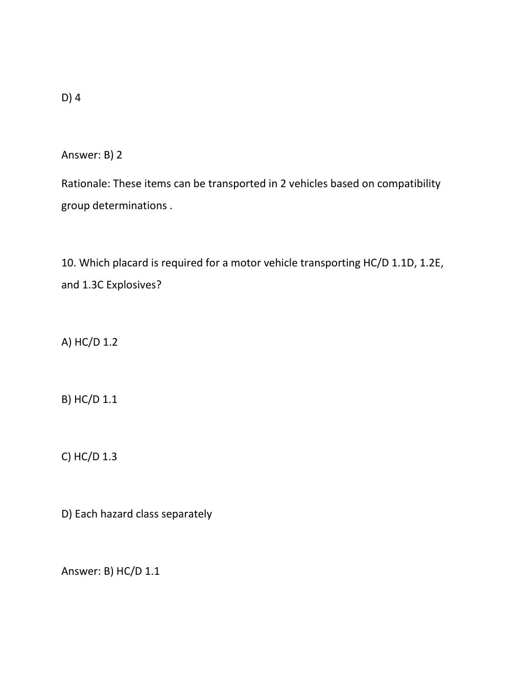 Preview page 8 of Ammo 51 Course MV-DL Questions and Answers 100%...