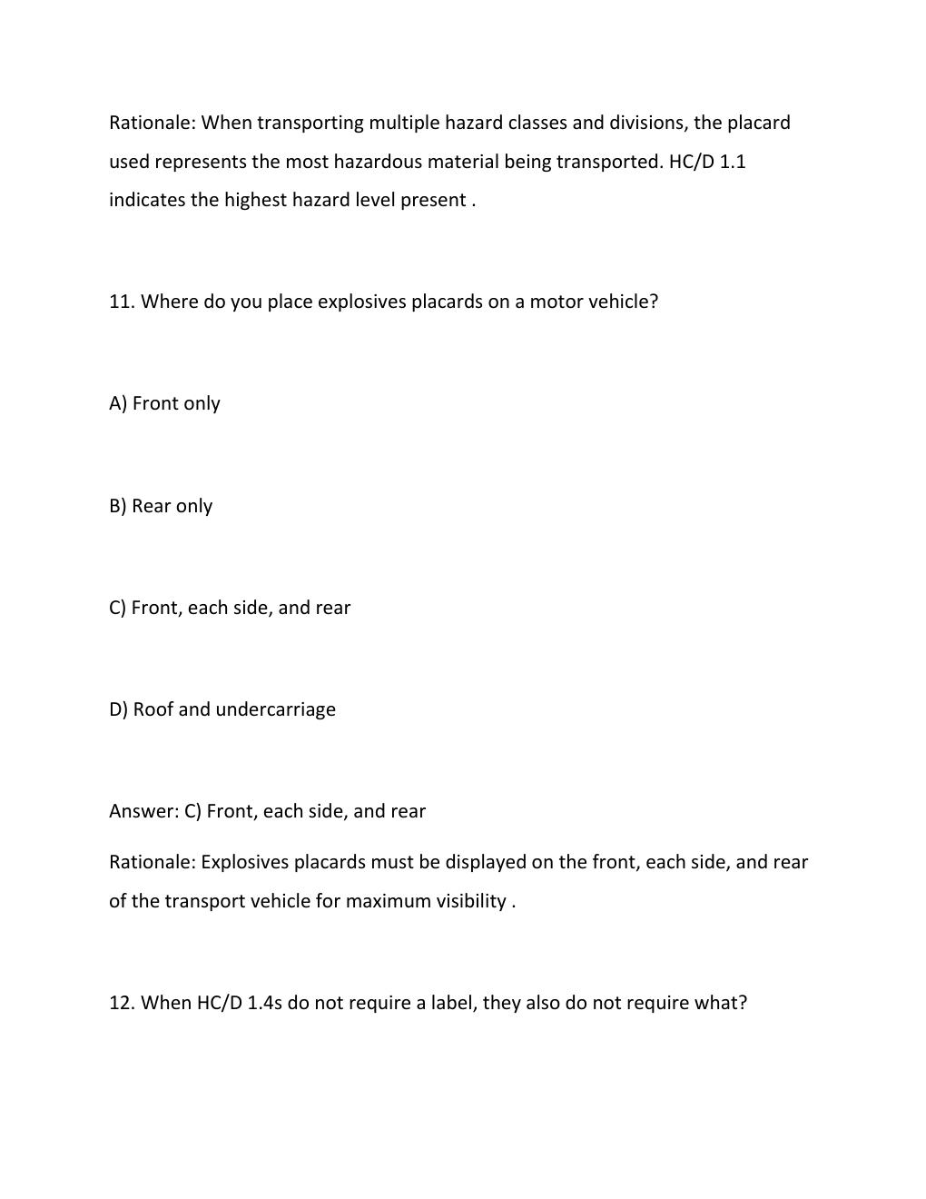 Preview page 9 of Ammo 51 Course MV-DL Questions and Answers 100%...