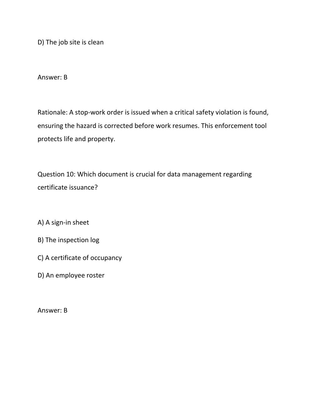 Preview page 7 of Florida Electrical Inspector Exam Practice Questions And Correct Answers