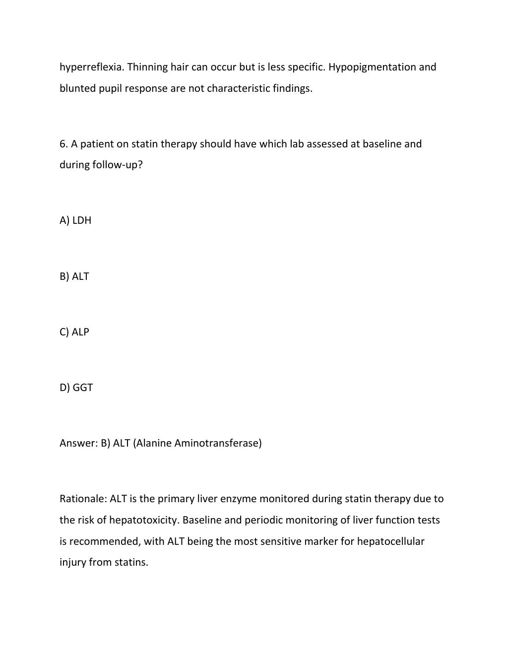 Preview page 6 of Fitzgerald Pre-Test Exam 2026-2027 – Questions with 100% Verified Solutions  New Version  Guaranteed Pass....