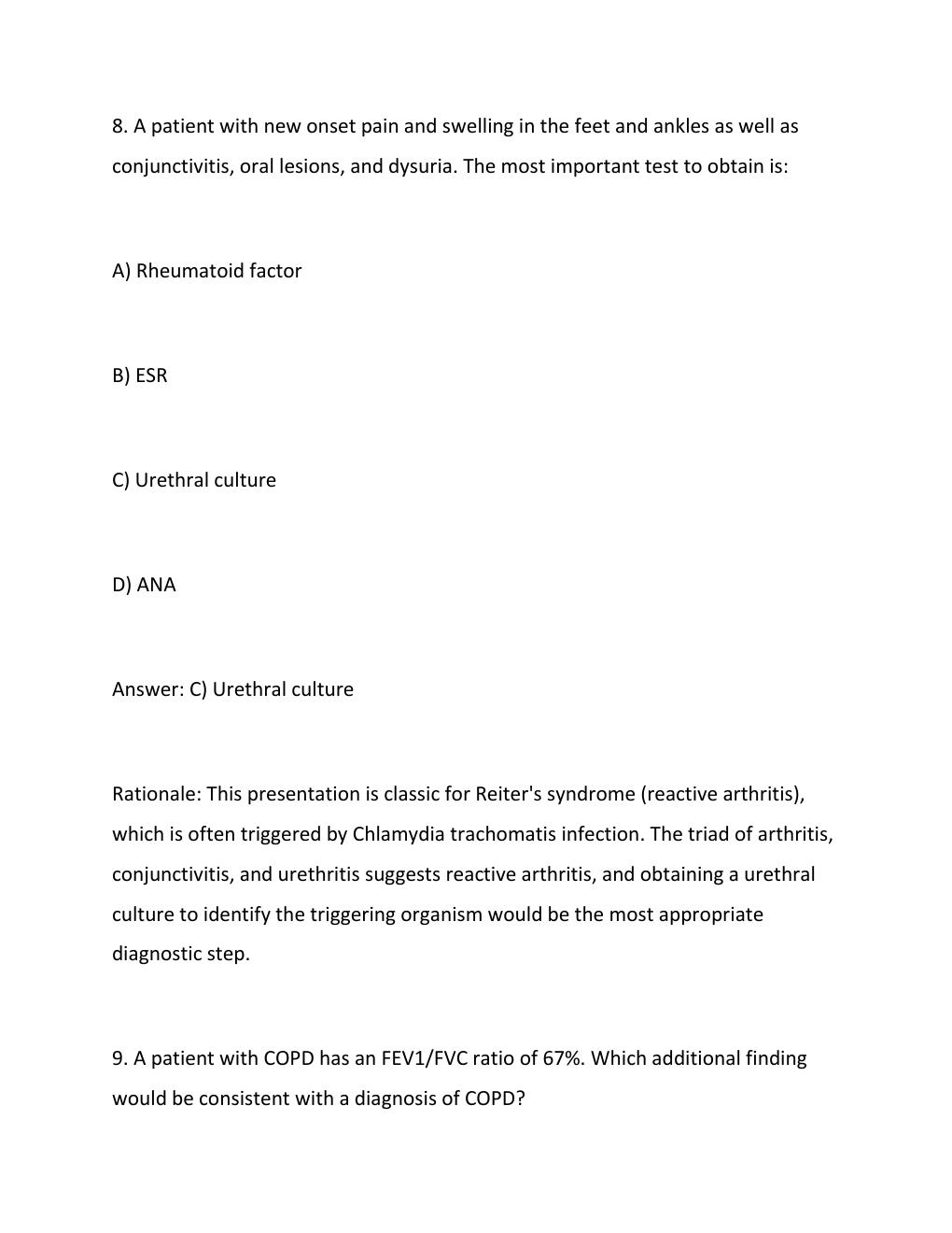 Preview page 8 of Fitzgerald Pre-Test Exam 2026-2027 – Questions with 100% Verified Solutions  New Version  Guaranteed Pass....
